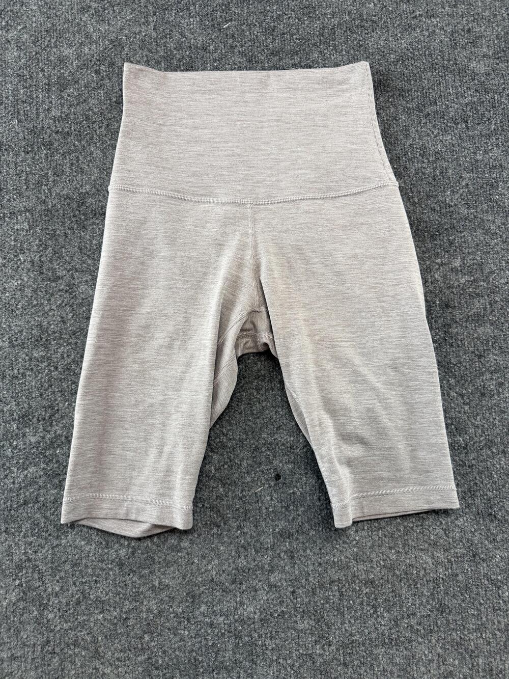 Lululemon Align Super High Rise Short Heathered Lunar Rock Retails $58